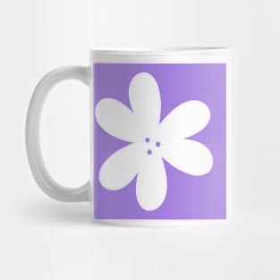 Flower Outline - lilac Mug